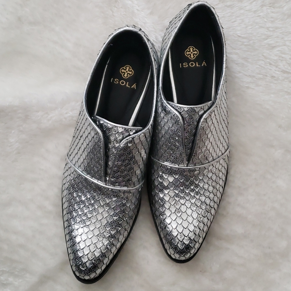 Isola metalic loafers